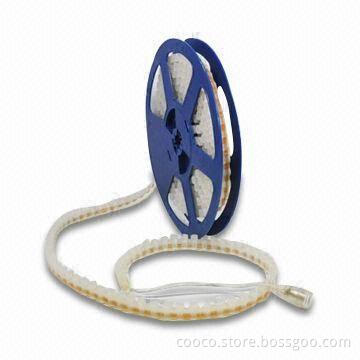 Blue Flexible LED Strip with 120° Beam Angle and 2,000mA Current, 12V DC Working Voltage